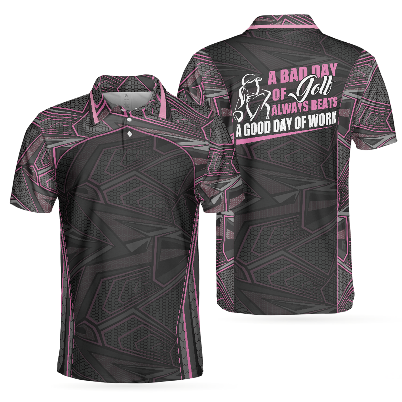 A Bad Day Of Golf Beats A Good Day Of Work Men's Polo Shirt S-5XL