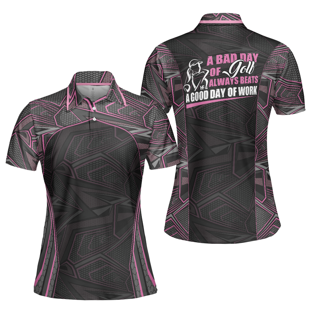 A Bad Day Of Golf Beats A Good Day Of Work Short Sleeve Women's Polo Shirts S-5XL