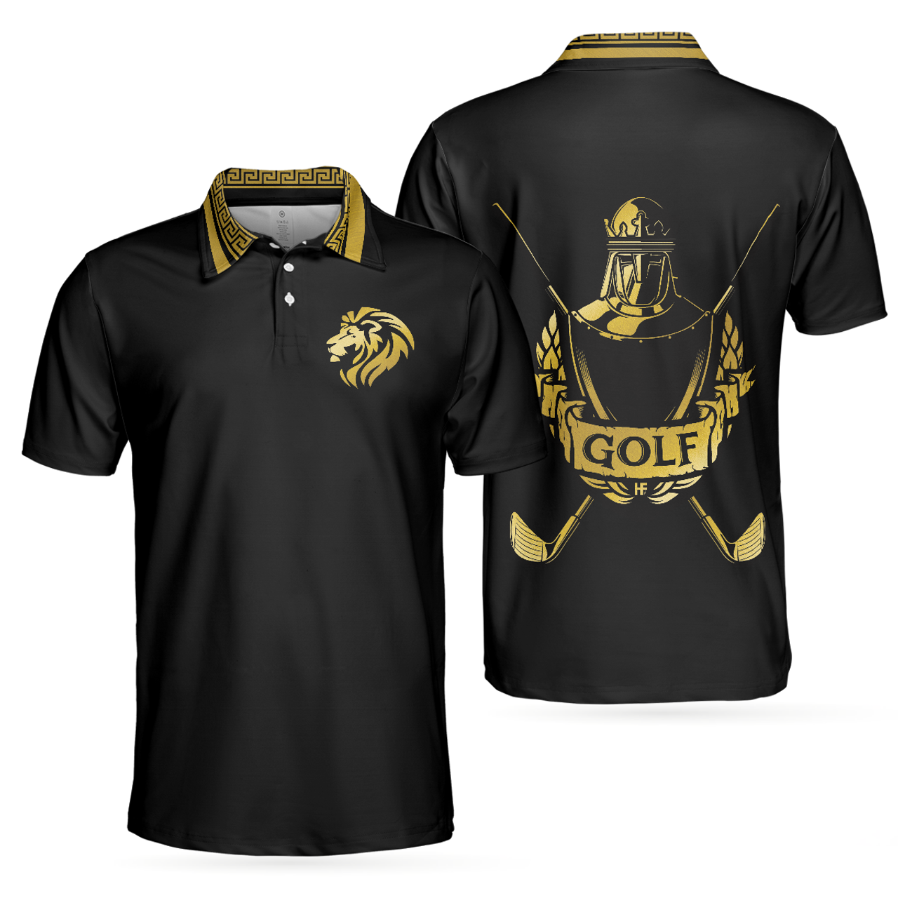 Luxury Baroque Lion Golf Shirt Best Golf Shirt for Men Men's Polo Shirt S-5XL