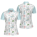 Golf Life In Blue V2 Short Sleeve Women's Polo Shirts S-5XL