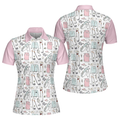Golf Life In Pink V2 Short Sleeve Women's Polo Shirts S-5XL
