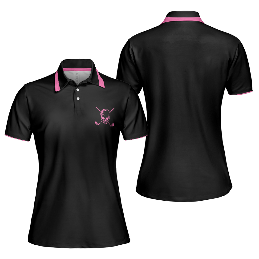 Golf Skull Women Shirt Short Sleeve Women's Polo Shirts S-5XL
