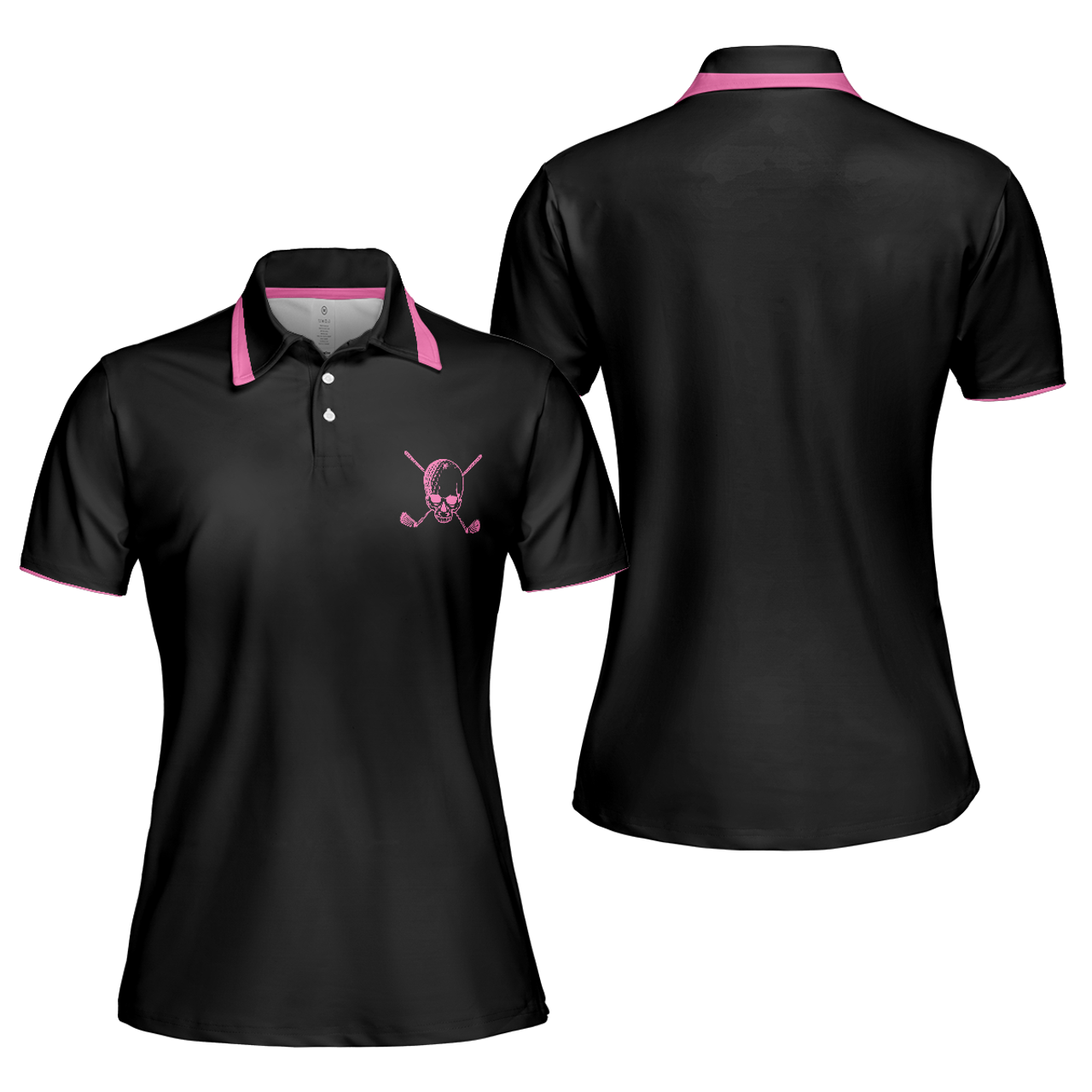 Golf Skull Women Shirt Short Sleeve Women's Polo Shirts S-5XL