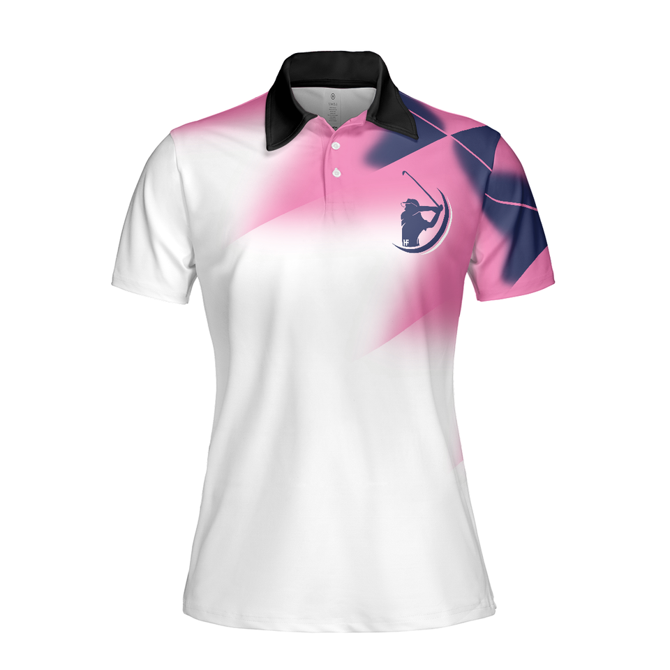 I Know I Play Like A Girl Try To Keep Up Golf Short Sleeve Women's Polo Shirts S-5XL