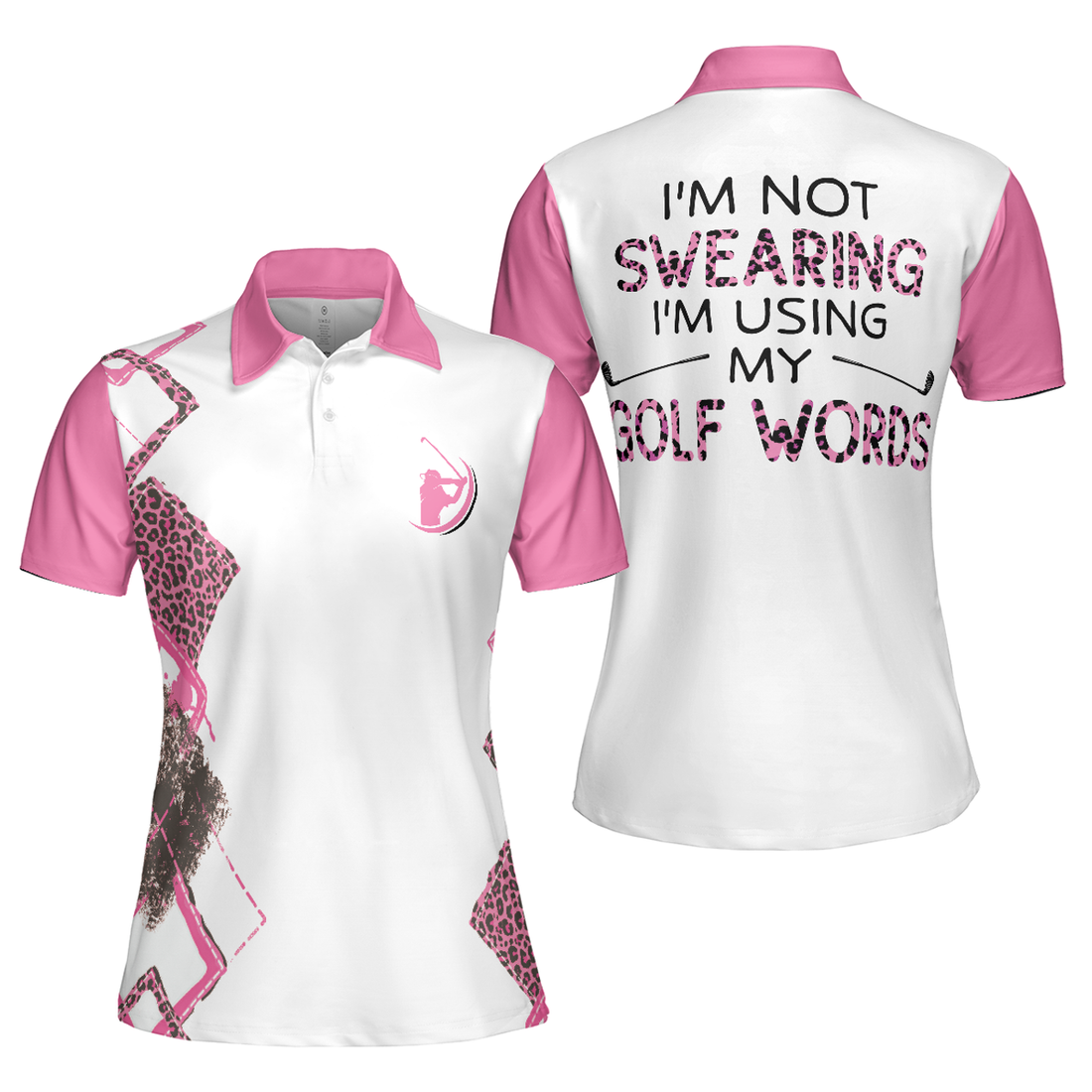I'm Not Swearing I'm Using My Golf Cool Gift For Golfers Women's Polo Shirts S-5XL
