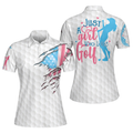 Just A Girl Who Loves Golf Short Sleeve Women's Polo Shirts S-5XL
