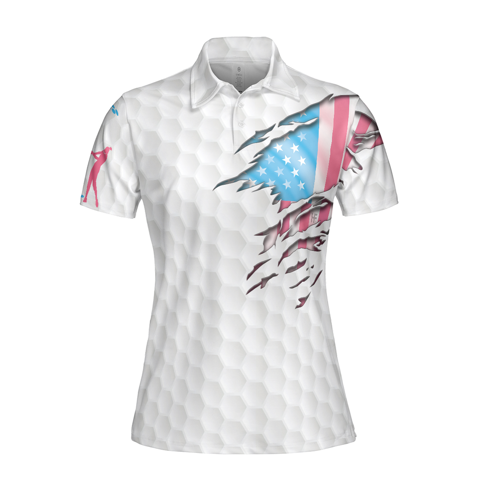 Just A Girl Who Loves Golf Short Sleeve Women's Polo Shirts S-5XL