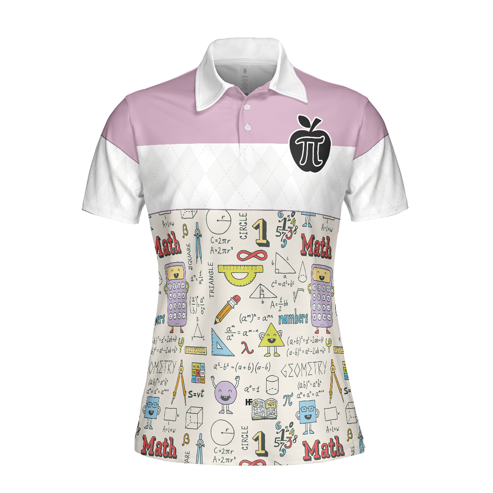 Math Teacher Short Sleeve Women's Polo Shirts S-5XL