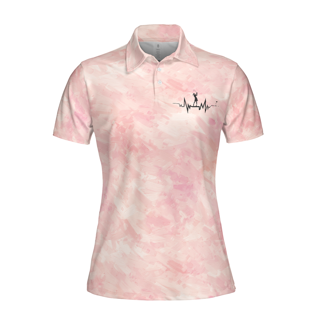 This Girl Runs On Jesus And Golf Short Sleeve Gift Women's Polo Shirts S-5XL