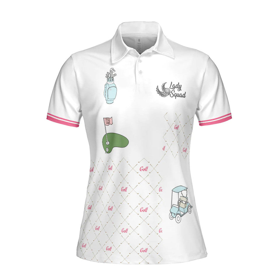 Custom For A Golf Day Golf For Ladies Gift For Golfer Women's Polo Shirts S-5XL