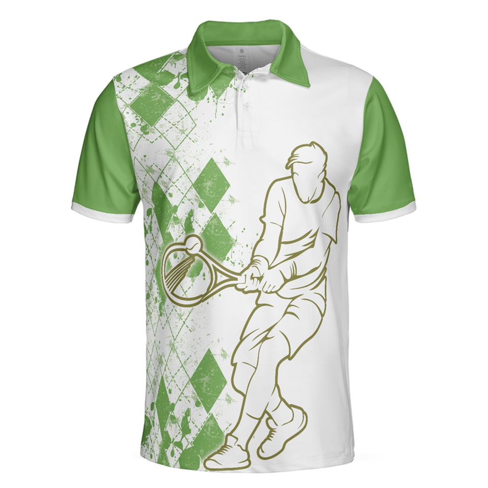 Tennis Now Beer Later 3D All Over Printed Men's Polo Shirt S-5XL