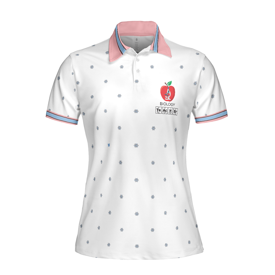 I Love Biology Teacher Shirt Best Gift For Biology Teachers Women Polo Shirt S-5XL