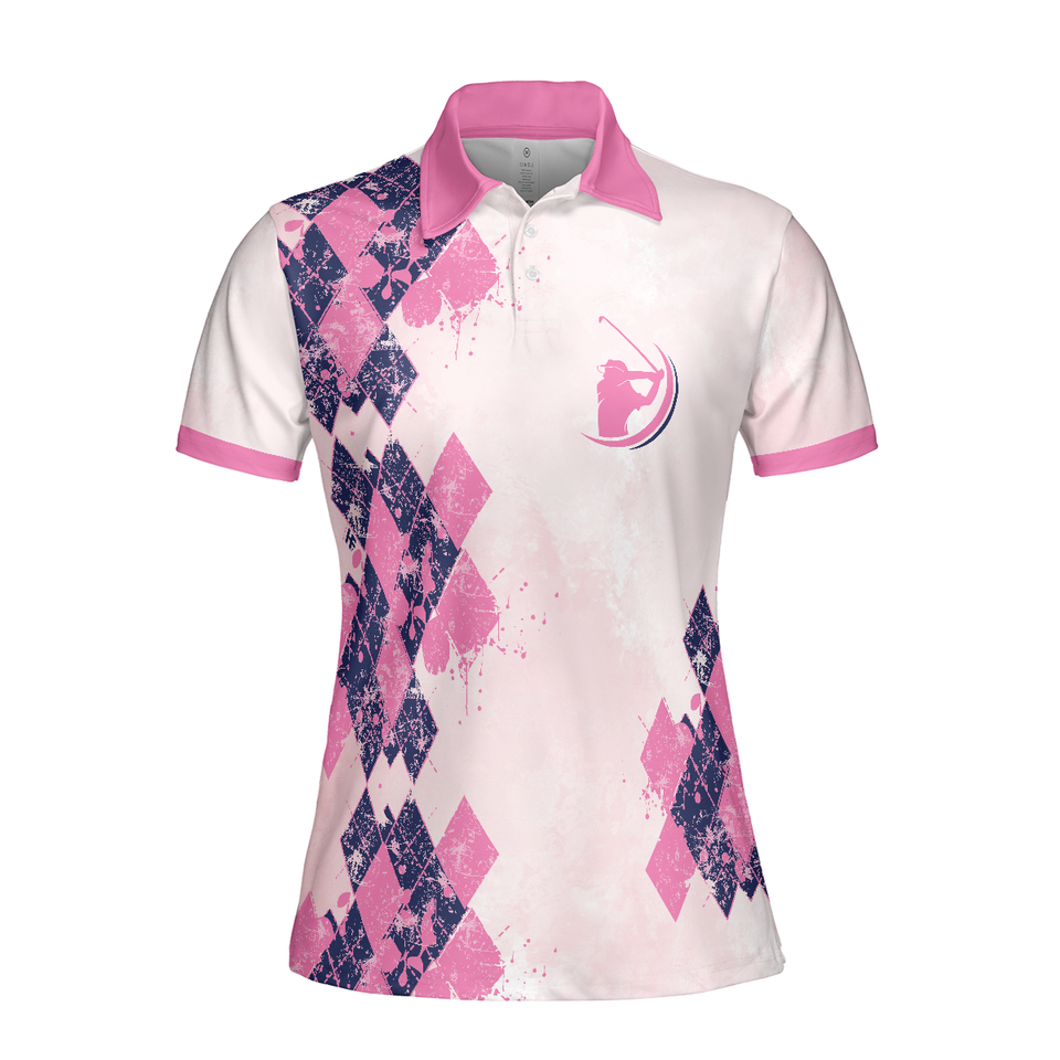 Golfing From Nine To Wine Pink Best Gift For Golfers Women's Polo Shirts S-5XL