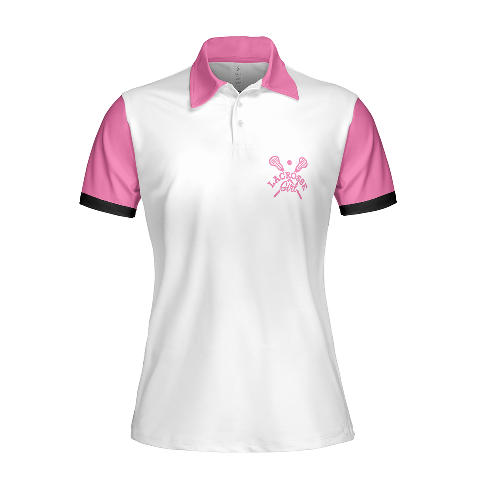 Yes I Play Like A Girl Need A Lesson Lacrosse Shirt Gift Women's Polo Shirts S-5XL