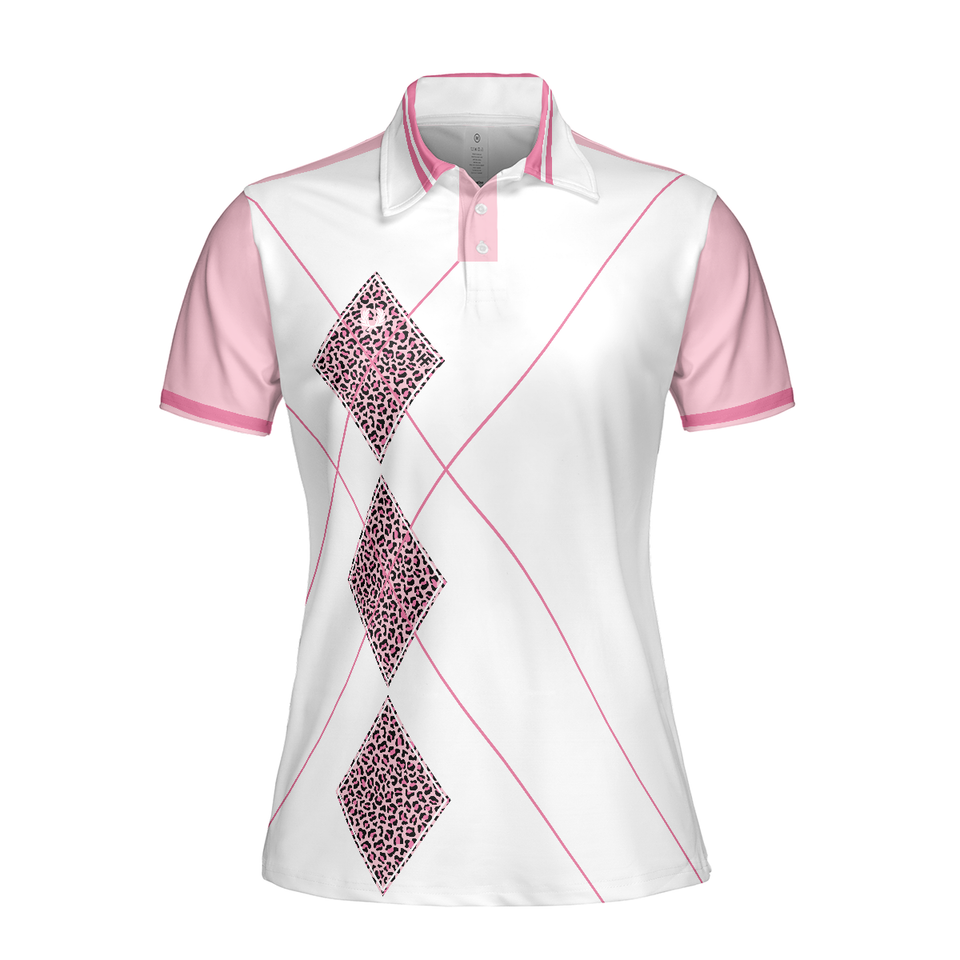 Leopard Argyle Style Golf Forever Housework Gift Women's Polo Shirts S-5XL