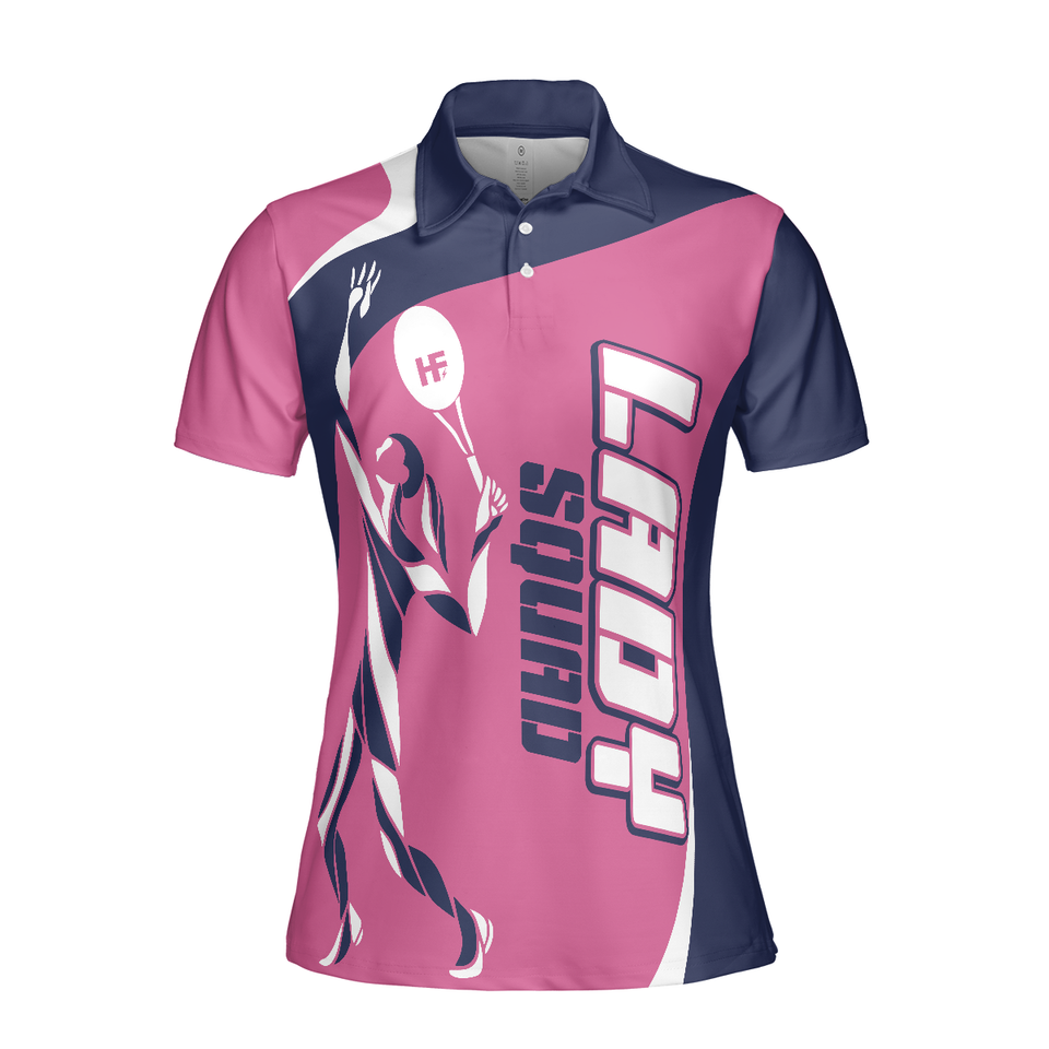 Custom Name Tennis Lady Squad Polo For Female Players Women's Polo Shirts S-5XL