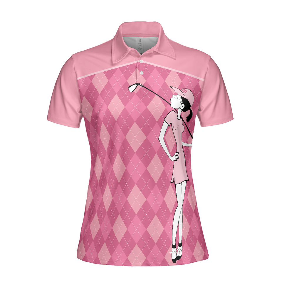 You Say Girl Can't Golf I Say Watch Me Golf Ladies Women's Polo Shirts S-5XL