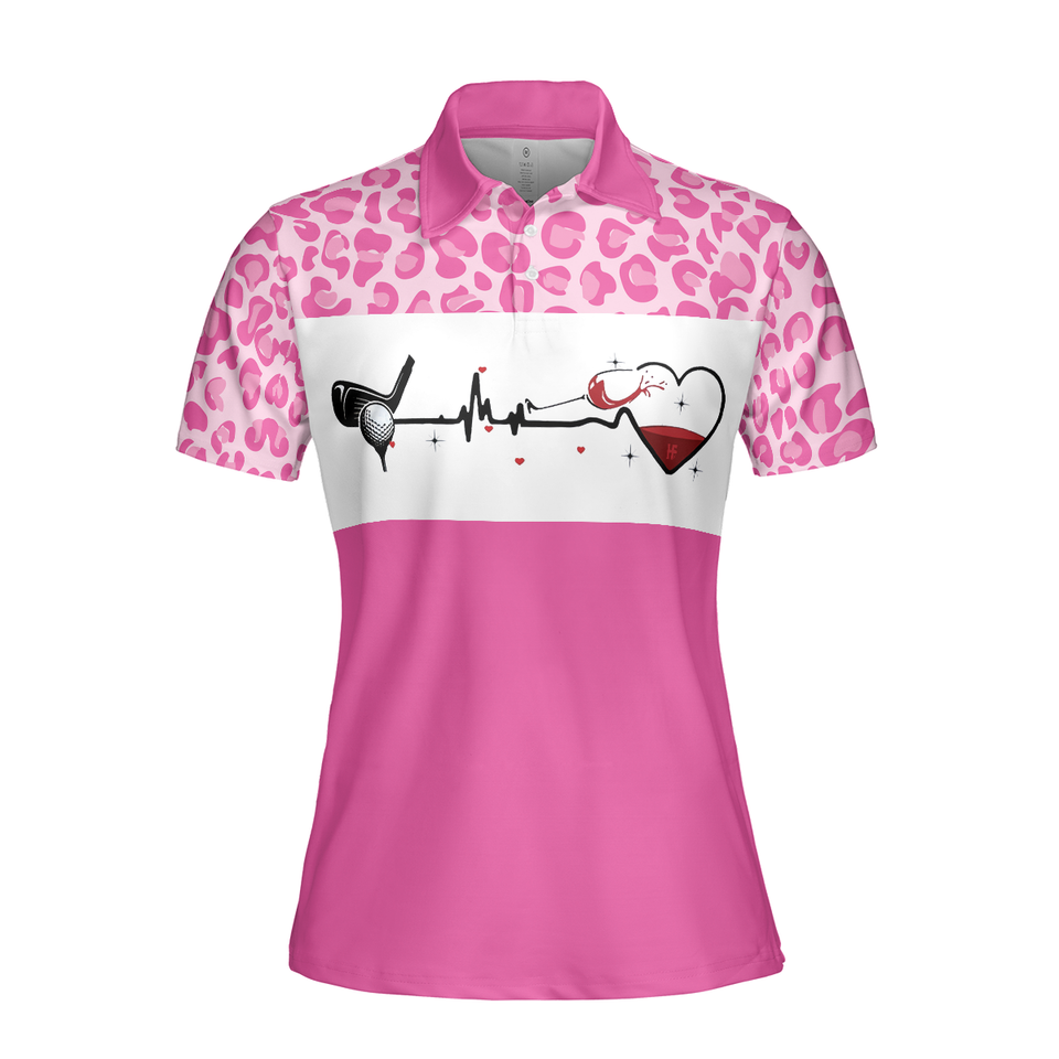 Golf I Am A Simple White And Pink Gift For Wine Lovers Women's Polo Shirts S-5XL