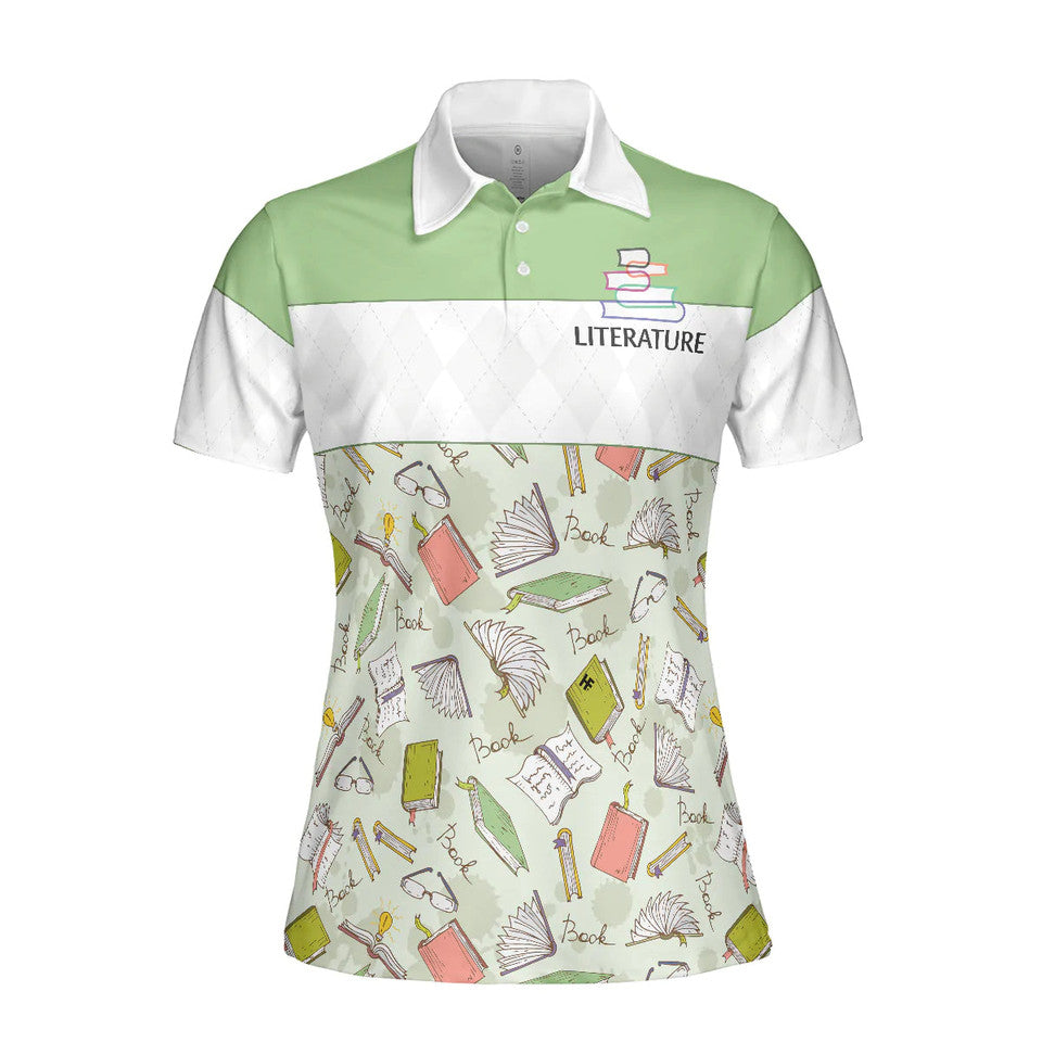 Literature Teacher Shirt Gift For Women Short Sleeve Women Polo Shirt S-5XL