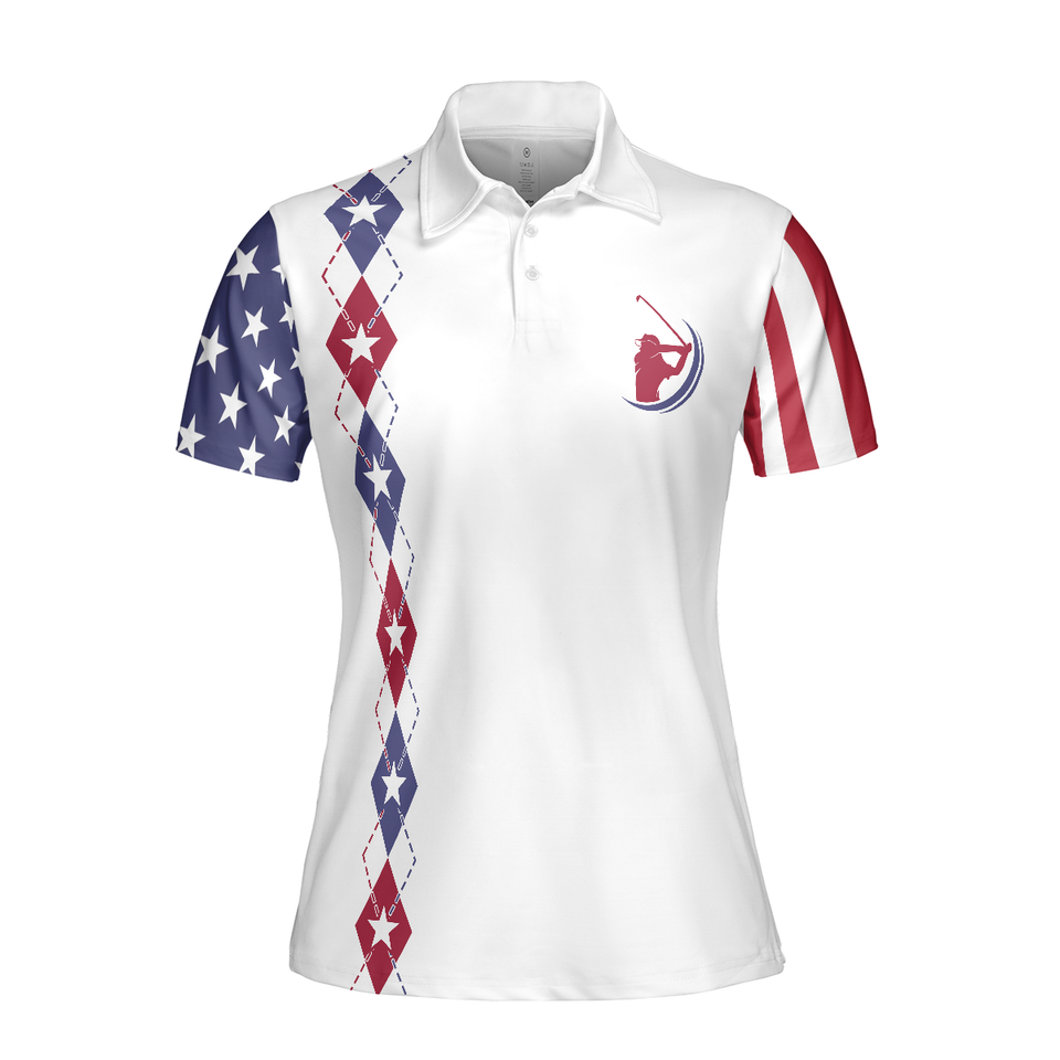 Too Old To Work Too Young To Die But Perfect For Golfing Women's Polo Shirts S-5XL