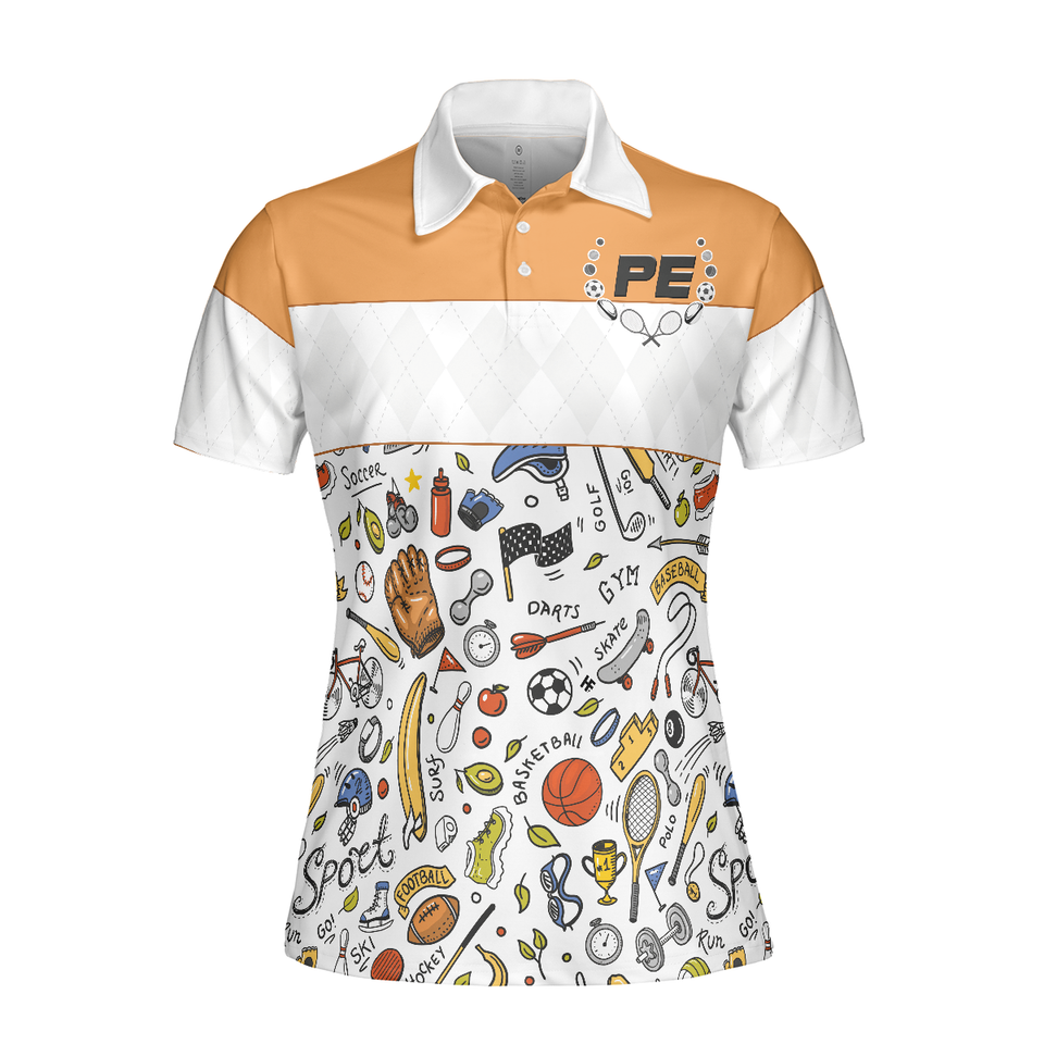 Fun Physical Education Teacher for Perfect Gift Women's Polo Shirts S-5XL