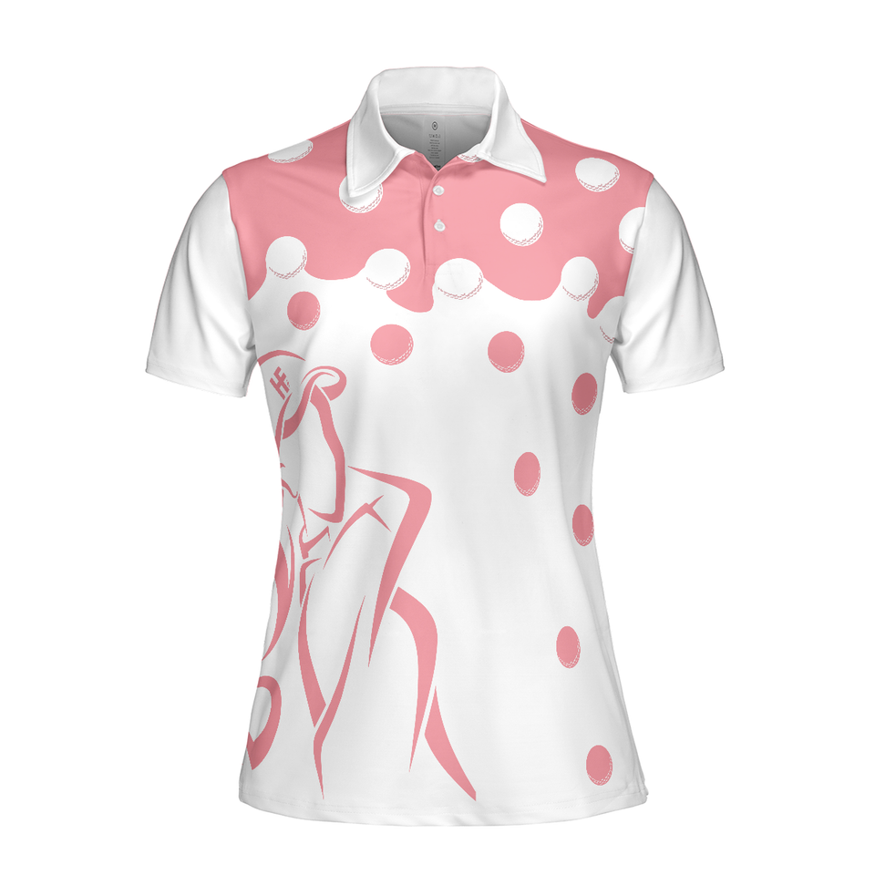 Just Call Me Pretty and Take Me Golfing for Ladies Women's Polo Shirts S-5XL