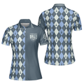 Golf Sports Caro Pattern The Way I Do Women Polo Shirt S-5XL