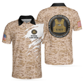 Veterans Stand Together Empowering Our Community Men's Polo Shirt S-5XL