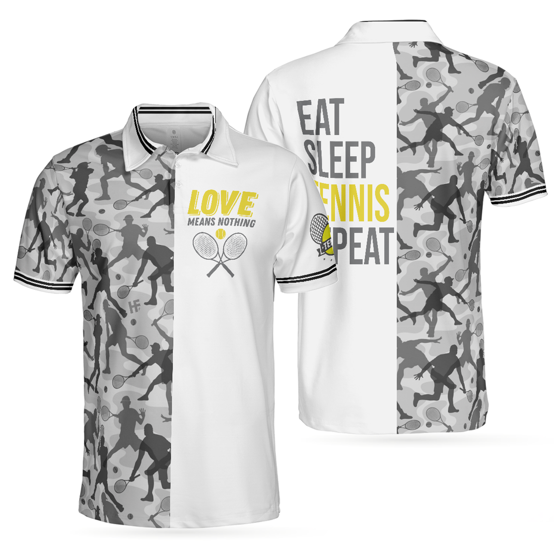 Eat Sleep Tennis Repeat Shirt Best Gift for Players Men's Polo Shirt S-5XL