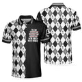 Argyle Pattern I'm an Accountant Great With Numbers Men's Polo Shirt