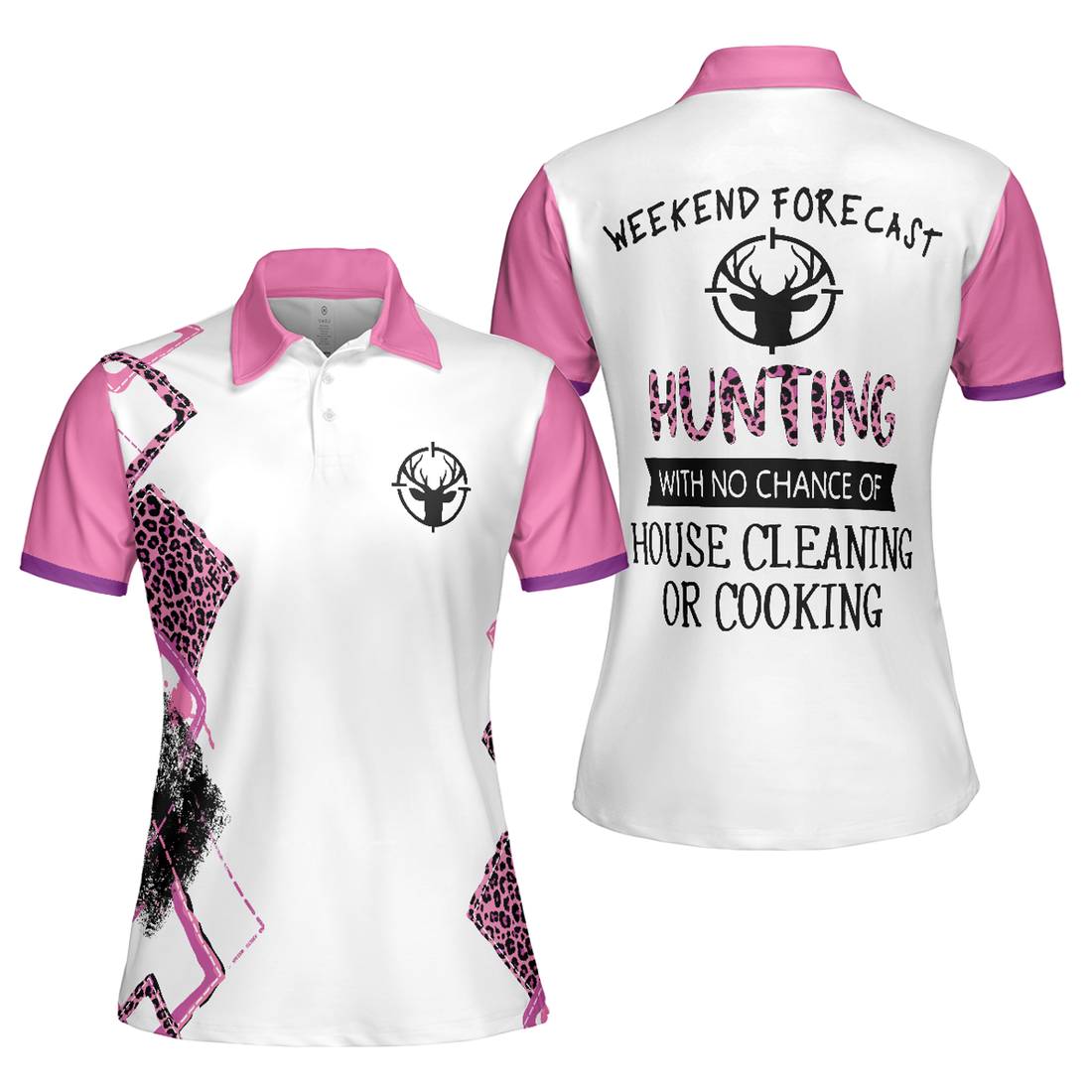 Hunting Short Sleeve For Ladies No House Cleaning Or Women's Polo Shirts S-5XL