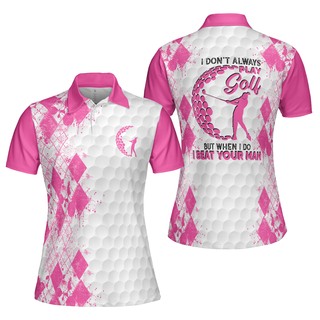 I Don't Always Play Golf Golfing Shirt for Female Golfer Women's Polo Shirts S-5XL