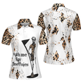 Watch Me Slay These Holes Panther Skin Pattern Golf Women Polo Shirt S-5XL