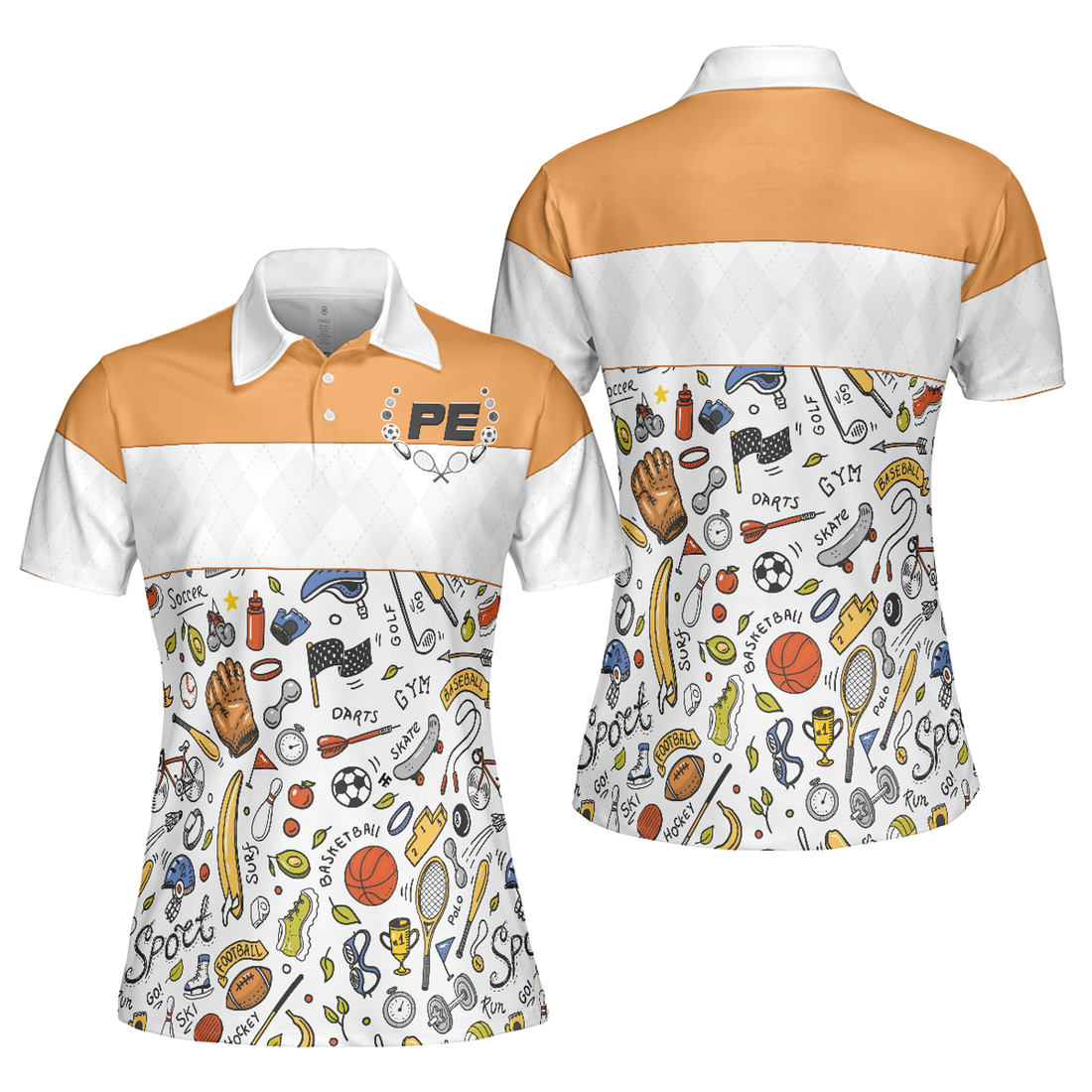 Fun Physical Education Teacher for Perfect Gift Women's Polo Shirts S-5XL