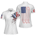 American Golfer Short for Best Golf Gift for Golfers Women's Polo Shirts S-5XL