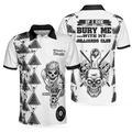 Billiards Death Cool Skull Design Polo Shirt For Lovers Men's Polo Shirt S-5XL