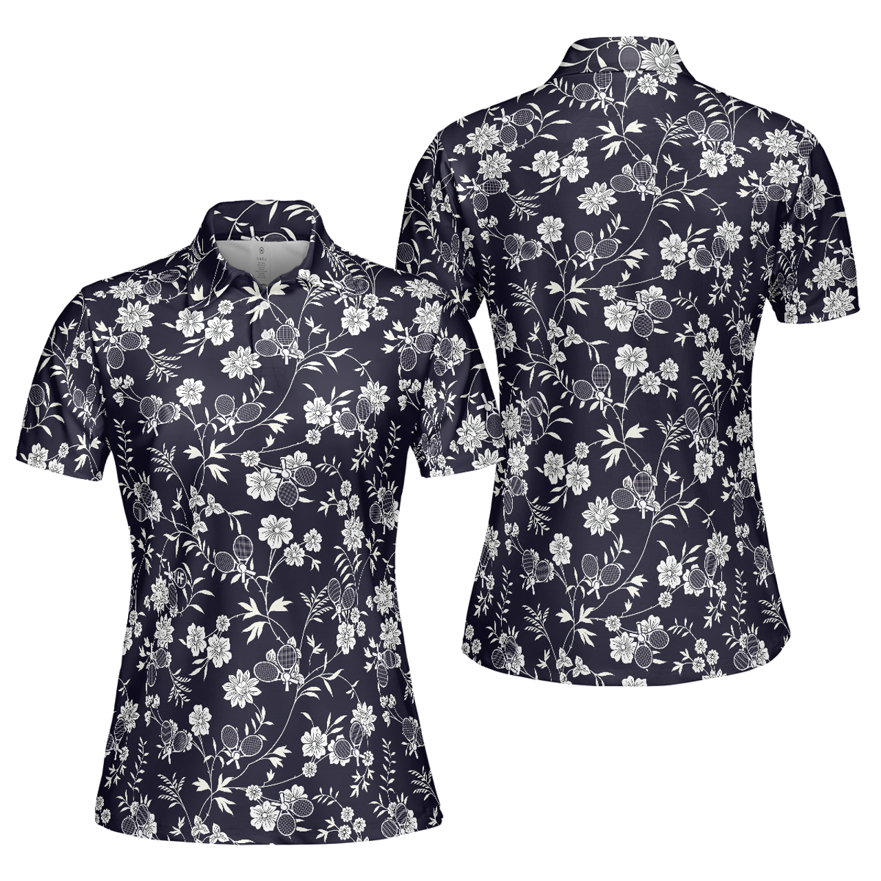 Custom Name Elegant Tennis Polo for Women, Short Sleeve Women's Polo Shirts S-5XL