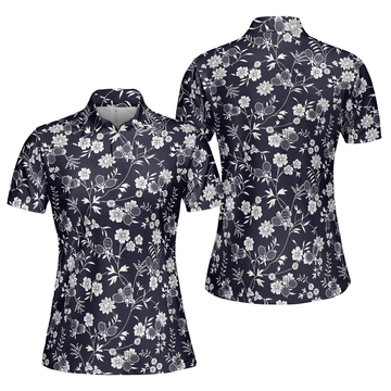 Custom Name Elegant Tennis Polo for Women, Short Sleeve Women's Polo Shirts S-5XL