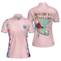 Queen Of The Lanes Bowling Short Sleeve Women Polo Shirt, Pink Ladies Bowling Shirt, Tenpin Bowling Shirt - Best Bowling Gift For Women Women' s Polo Shirt S -5XL