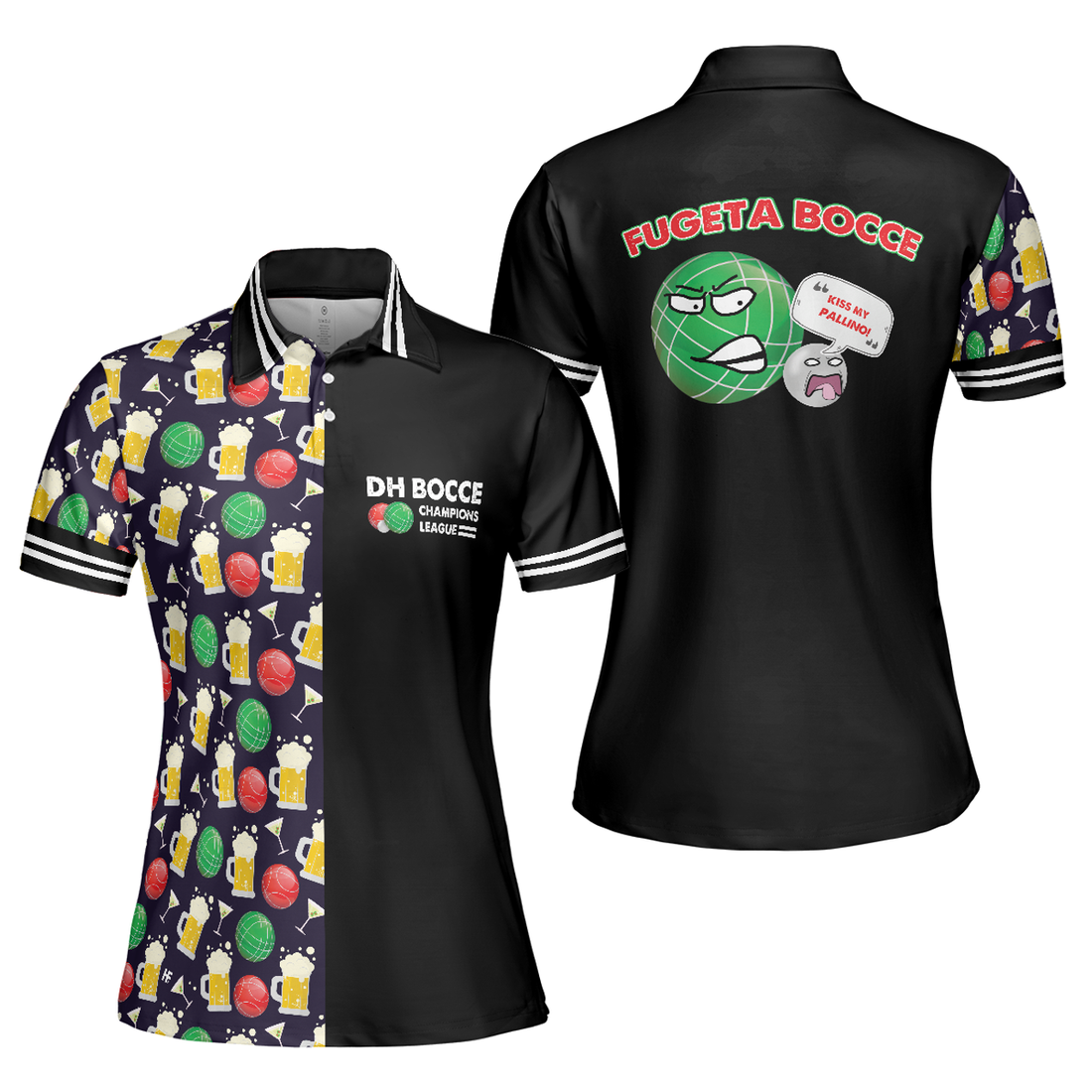 DH BOCCE Champions League Shirt Best Gift Women Polo Shirt S-5XL