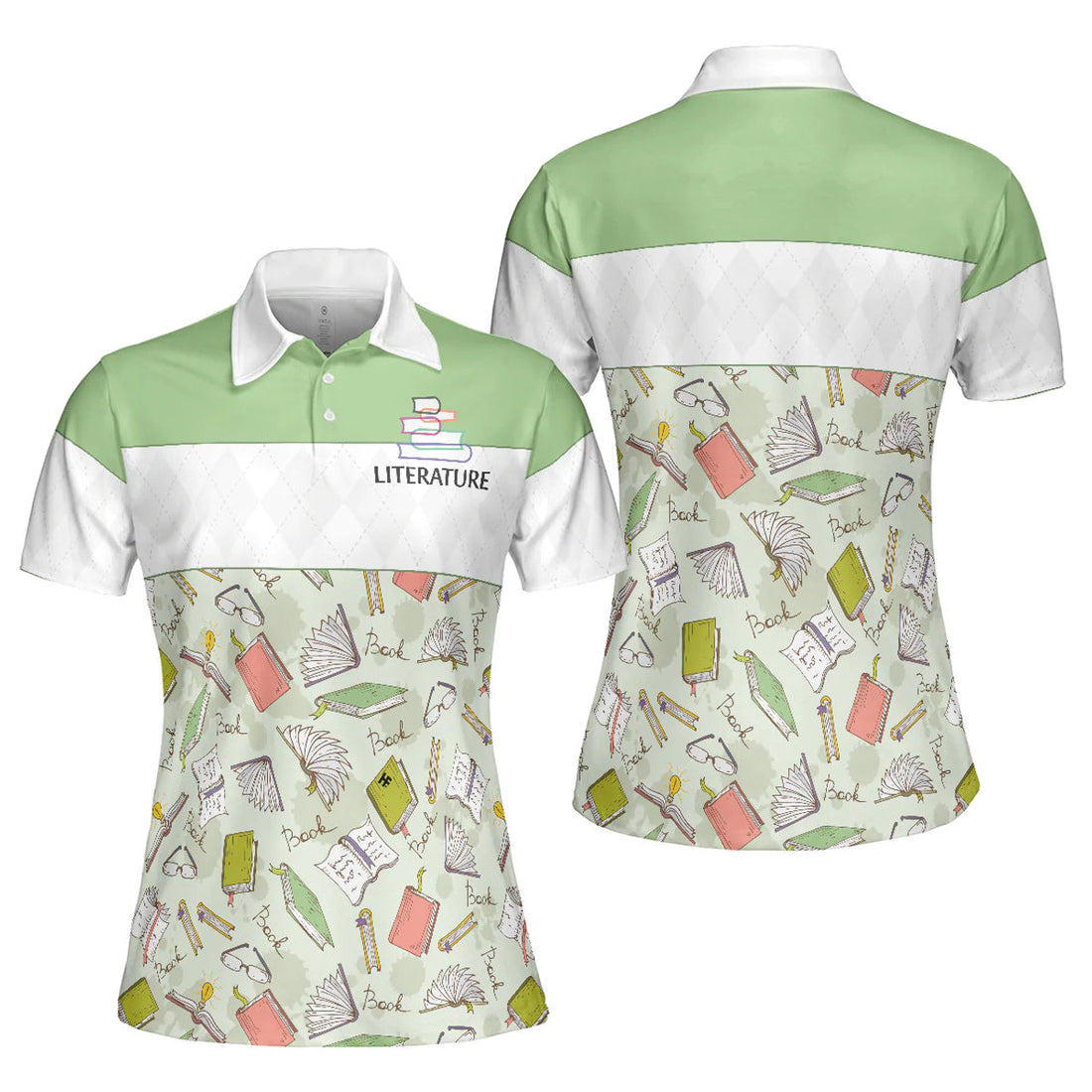 Literature Teacher Shirt Gift For Women Short Sleeve Women Polo Shirt S-5XL