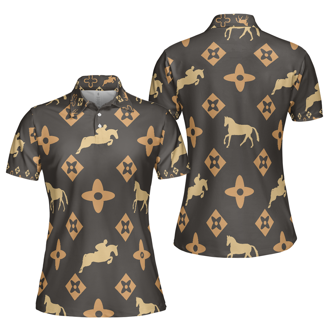 Women's Riding Polo Equestrian Shirt Women Polo Shirt S-5XL
