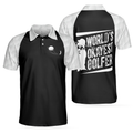 World's Okayest Golfer Basic Golf Shirt Funny Gift For Men Men's Polo Shirt