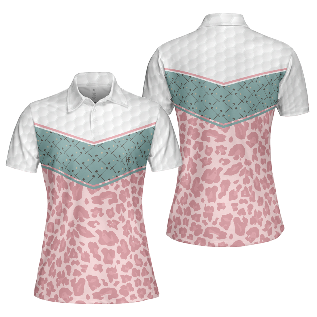 Custom Pink Golf Clubs Golf for Women Gifts for Lovers Women's Polo Shirts S-5XL