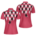 Customized Tennis Polo Shirt with Argyle Pattern Women's Polo Shirts S-5XL