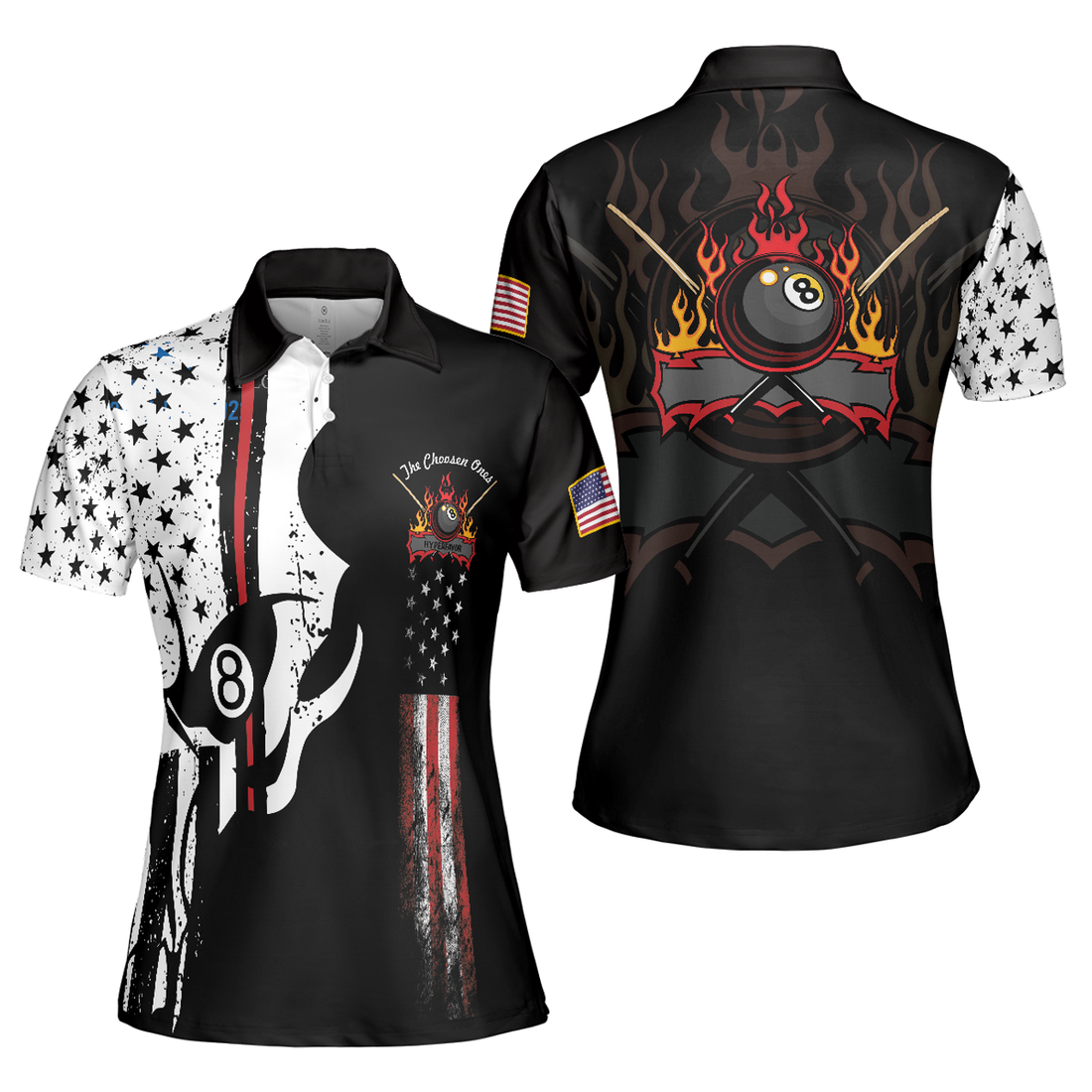 The Chosen Ones Skull Billiards Short Gift For Women's Polo Shirts S-5XL