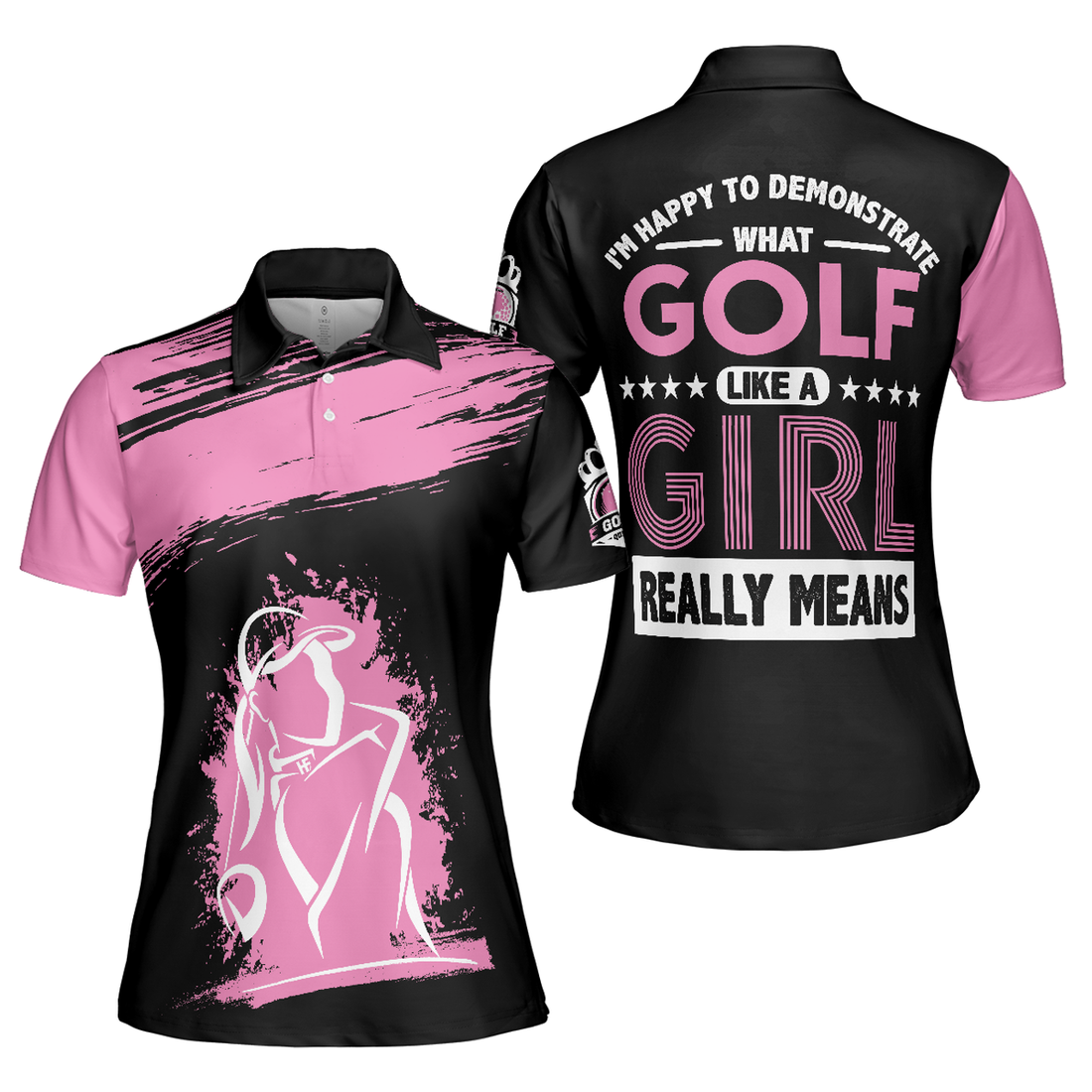 Tennis Golf Polo Shirt Funny Golf Shirt for Ladies Women's Polo Shirts S-5XL