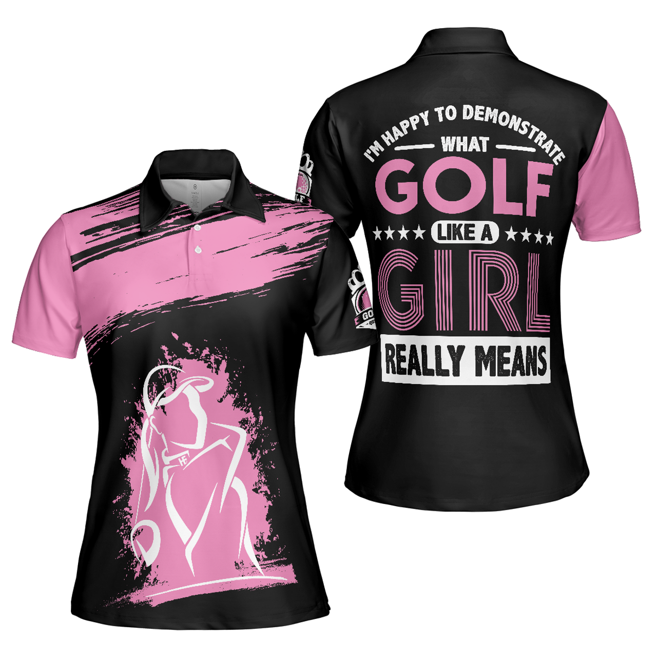 Tennis Golf Polo Shirt Funny Golf Shirt for Ladies Women's Polo Shirts S-5XL