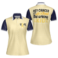 Childhood Cancer Awareness Picked The Wrong Kid Women's Polo Shirts S-5XL