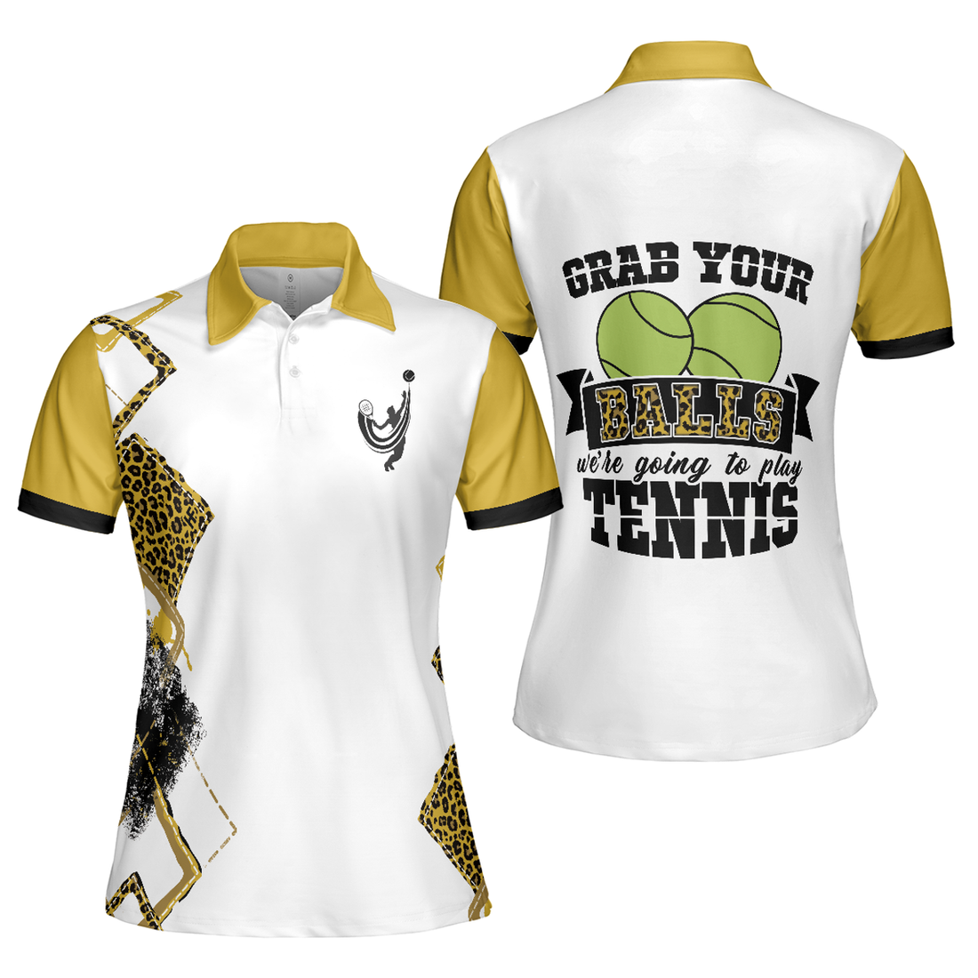Tennis for Ladies Short Sleeve Gift for Tennis Lovers Women's Polo Shirts S-5XL